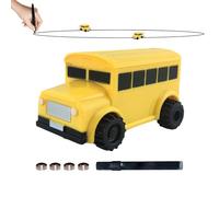 Follow-Line Sensor Vehicle, With Hand-Drawn Track Recognition, 8x4.8x4.3cm, Car With Optical Sensor, Magic Follow The Line Inductive Car, Plug-And-Play Ease, For Kindergarten Nursery