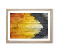 Follow Me in Abstract Framed Print | A2 Oak Framed Wall Art | Ready to Hang | Abstract Fantasy Picture | Living Room Bedroom Lounge Office