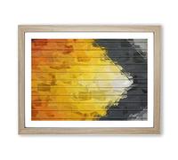 Follow Me In Abstract Modern Art Framed Print | A3 Oak Framed Wall Art | Ready to Hang | Abstract Fantasy Picture | Living Room Bedroom Lounge Office