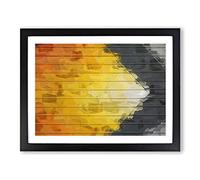 Follow Me In Abstract Modern Art Framed Print | A4 Black Framed Wall Art | Ready to Hang | Abstract Fantasy Picture | Living Room Bedroom Lounge Office