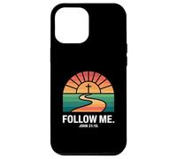 Follow Me John 21:19 Christian Sunset Pathway Design Case for iPhone 12 Pro Max