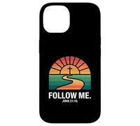 Follow Me John 21:19 Christian Sunset Pathway Design Case for iPhone 14