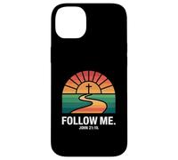 Follow Me John 21:19 Christian Sunset Pathway Design Case for iPhone 14 Plus
