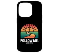 Follow Me John 21:19 Christian Sunset Pathway Design Case for iPhone 14 Pro
