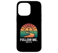 Follow Me John 21:19 Christian Sunset Pathway Design Case for iPhone 14 Pro Max