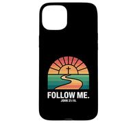 Follow Me John 21:19 Christian Sunset Pathway Design Case for iPhone 15 Plus