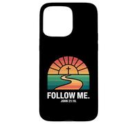 Follow Me John 21:19 Christian Sunset Pathway Design Case for iPhone 15 Pro Max