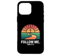 Follow Me John 21:19 Christian Sunset Pathway Design Case for iPhone 16 Pro Max