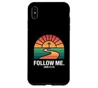Follow Me John 21:19 Christian Sunset Pathway Design Case for iPhone XS Max