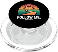 Follow Me John 21:19 Christian Sunset Pathway Design PopSockets PopGrip for MagSafe