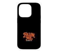 Follow Me Matthew 4:19 Retro Christian Typography Case for iPhone 14 Pro