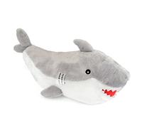 Follow That Dream 750ml Hot Water Bottle with Large 3D Plush Novelty Cover - Shark or Dinosaur (Shark), Multicoloured