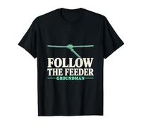 Follow the Feeder Groundman Feeder Tap Line Distribution Value Graphic T-Shirt