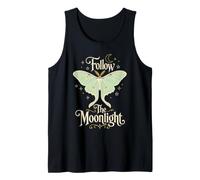 Follow The Moonlight Moth Celestial Moon Tank Top