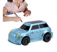 Follow The Pen Car - STEM Induction Vehicle Educational Engineering Toy | Interactive Black Line Tracking Robot Tracing Car Learning Kit for Experiment Game