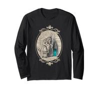 Follow The White Rabbit - Vintage Book T Shirt Design Long Sleeve T-Shirt