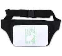 Follow The White Rabbit Waist Bag Fanny Pack White