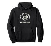 Follow The Word Not Herd Highland Cow Spirit Pullover Hoodie