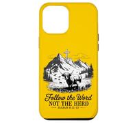 Follow The Word Not The Herd Christian - Bible Verse Faith Case for iPhone 12 Pro Max