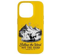 Follow The Word Not The Herd Christian - Bible Verse Faith Case for iPhone 14 Pro