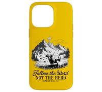 Follow The Word Not The Herd Christian - Bible Verse Faith Case for iPhone 14 Pro Max