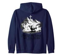 Follow The Word Not The Herd Christian - Bible Verse Faith Zip Hoodie