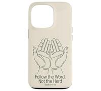Follow the Word Not the Herd Christian Bible Verse Isaiah Case for iPhone 13 Pro