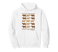 Follow The Word Not The Herd Christian Bible Verse Scripture Pullover Hoodie