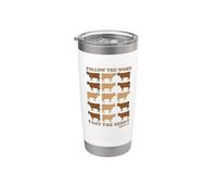 Follow The Word Not The Herd Christian Bible Verse Scripture Stainless Steel Insulated Tumbler