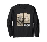 Follow The Word Not The Herd Christian Faith Bible Verse Long Sleeve T-Shirt