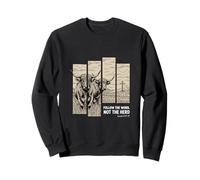 Follow The Word Not The Herd Christian Faith Bible Verse Sweatshirt
