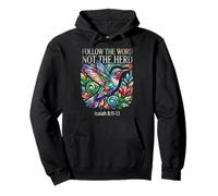 Follow The Word Not The Herd Christian Highland Cow Faith Pullover Hoodie