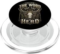 Follow The Word Not The Herd Deer Antler PopSockets PopGrip for MagSafe