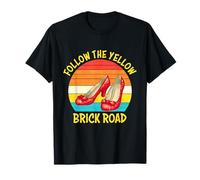 Follow The Yellow Brick Road Retro T-Shirt