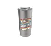 Follow Your Creative Whims Artistic Potential Explore - Stainless Steel Insulated Tumbler