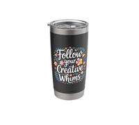 Follow Your Creative Whims Artistic Potential Explore - Stainless Steel Insulated Tumbler