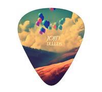 Follow_Your_Dreams Printed Guitar Picks 12-Piece Set - Comfortable, Versatile Plectrum for All Guitar Styles & Players