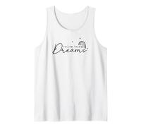 Follow Your Dreams Rainbow Inspirational Positive Quote Tank Top