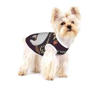 Follow Your Dreams Sloth Cotton Pet T-Shirt Sleeveless Stretchy Puppy Tshirts Pet Vest Soft For Small Pets