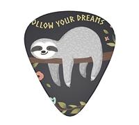 Follow Your Dreams Sloth The 12 piece guitar pick pack is suitable for various electric guitars, acoustic guitars and bass guitars