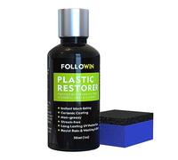 FOLLOWIN Ceramic Trim Coat Kit - Quick Plastic Trim Restorer - Restoration to Last Over 200 Washes