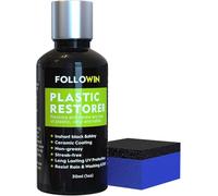 FOLLOWIN Ceramic Trim Coat Kit Quick Plastic Trim Restorer Restoration to Last Over 200 Washes (Unique F)