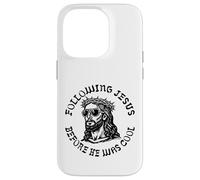 Following Jesus Before He Was Cool - Graphic Christian Case for iPhone 14 Pro