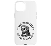 Following Jesus Before He Was Cool - Graphic Christian Case for iPhone 15 Plus