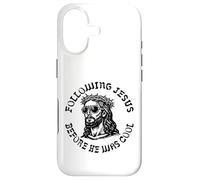 Following Jesus Before He Was Cool - Graphic Christian Case for iPhone 17