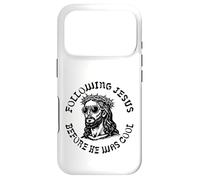 Following Jesus Before He Was Cool - Graphic Christian Case for iPhone 17 Pro