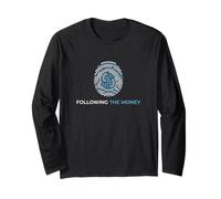 Following Money Financial Auditor Fraud Forensic Accounting Long Sleeve T-Shirt