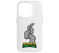 Following The Money Trail Finance Humor Investor Case for iPhone 14 Pro
