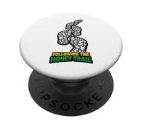 Following The Money Trail Finance Humor Investor PopSockets Adhesive PopGrip