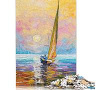 Following The Wind Puzzle for Adults And Teenagers 500 Pieces Wood Puzzle Jigsaws Educational Puzzle 500pcs (52x38cm)